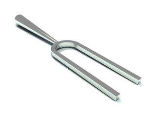 music professional tuning fork from stainless steel
