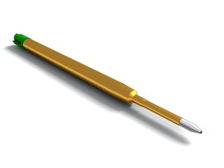 peg for fountain-pen from gold