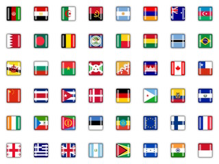 Buttons - Flaggen der Welt © Sven Knie