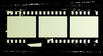 Grunge film frame with space for your text or image
