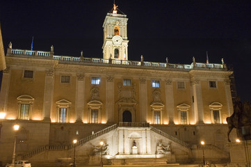 Fototapeta na wymiar Italy Older Capitol house in Rome