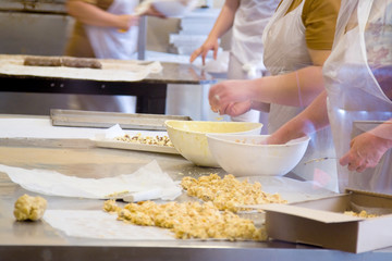 bakery manual manufacturing of pastry, sweets, bsicuits