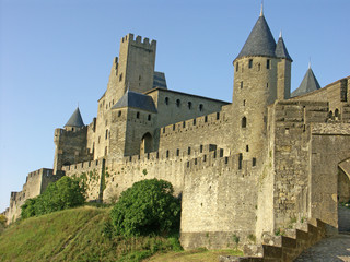 Fototapeta na wymiar miasta Carcassonne