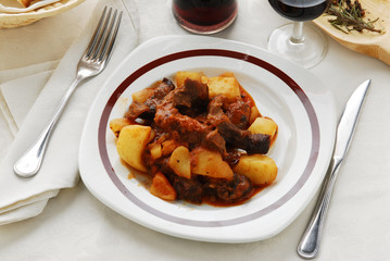 Tegamata di Pitigliano - Secondi di carne Toscana