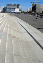 Große Treppenanlage in Berlin-Friedrichshain