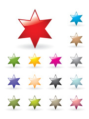 Glossy stars collection