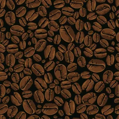Deurstickers Koffie koffie vector naadloos