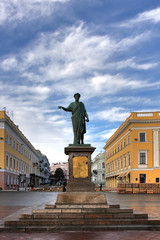 Duke-de-Richelieu monument in Odessa, Ukraine