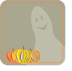 Halloweein greeting card
