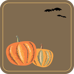 Halloween greeting card