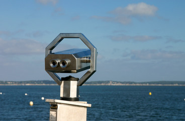 longue-vue sur le front de mer