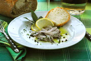 Alici marinate - Antipasti Cucina del Quarnero