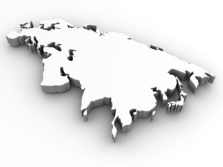 Eurasia. 3d
