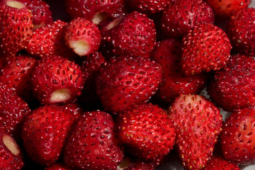 fruit series: background of  ripe strawberries, healthy food