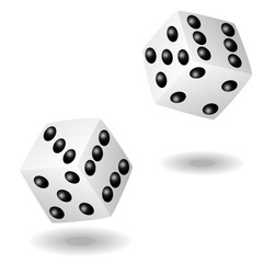 dice vector illustration