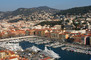 Yacht harbor of Nice