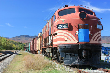 Obraz premium Old Train in New England