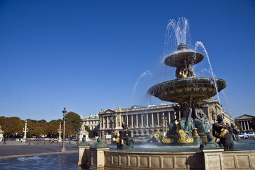 Fontaine place de la Concorde - Paris
