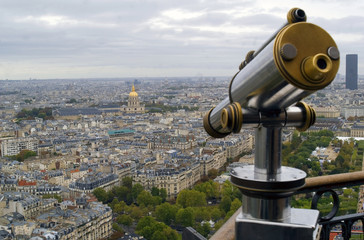 Paris,aerial view from the Eiffel Tower