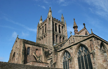 Fototapeta na wymiar Hereford cathedral