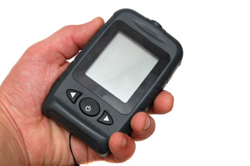 Fishing sonar isolated on a white.