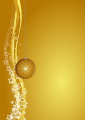 merry christmas balls decoration background