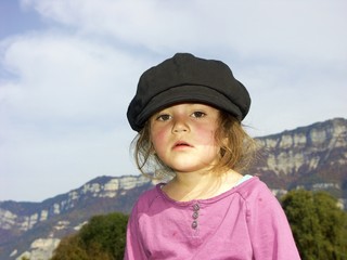 petite fille fatiguée