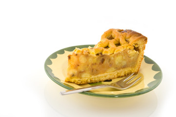 A piece of apple pie