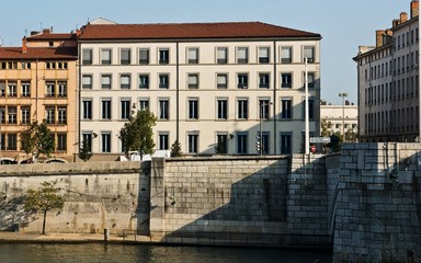 Obraz premium Lyon, quais de Saône