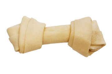 Artificial a bone for a dog with vitamins