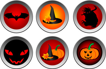 Hallooween drink coasters