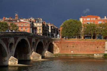 Obraz premium Le pont neuf de Toulouse