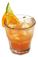 Cocktail made of Vodka, Liqueur and Grapefruit Juice