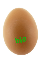 Bio Ei freigestellt