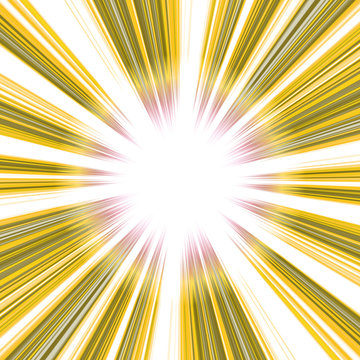 A bright abstract vortex illustration in yellow.