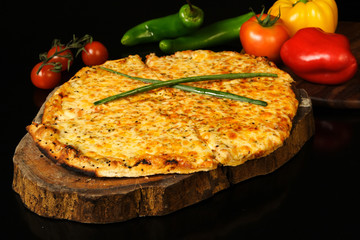 Pizza with vegetables