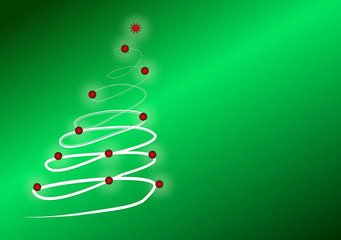 Weihnachten Karte Weihnachtsbaum