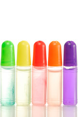 Coloured glues