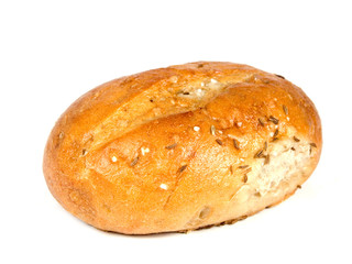 Bakery foodstuffs on white background - Shot in a studio