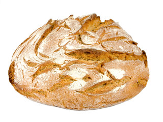Bakery foodstuffs on white background - Shot in a studio