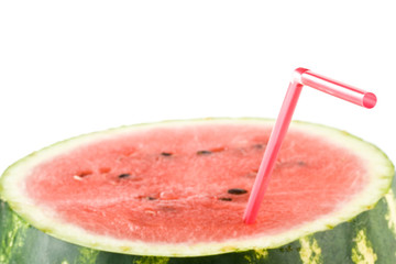 Fresh appetizing water-melon. Selective focus.