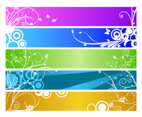 colorful vector banner designs