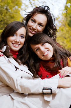 Three Friends In The Park