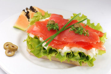 Lachs mit Meerrettich