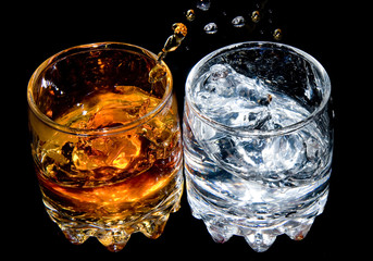 Cocktail and drops