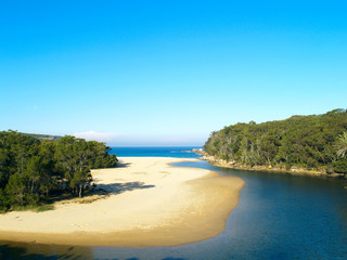 A tropical beach in Sydney National Park, Australia