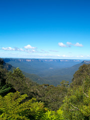 Beautiful view in the blue mountains, Katoomba, Australia