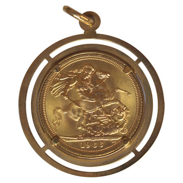 British Gold Pound Coin