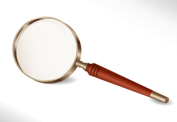 magnifier - isolated object