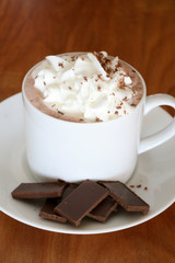 Hot Chocolate with Whipped Cream